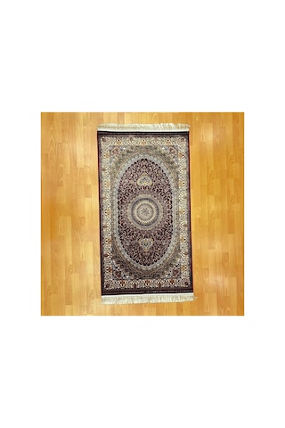 Klasik Anadolu/iran Motifli 90 X 150 Cm İpek Halı Çok Renkli
