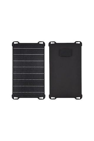 Hfambition 15w Monokristal Silikon Güneş Paneli - Ipx6 Su Geçirmez, 2 Usb Portlu Cep Telefonu Ve Powerbank Şarj Cihazı