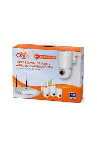 Onmi Ds440 4 Kanal Nvr + 3mp 4 Kamera Full Color Mik. Ptz Wifi Setapronx Ds440 4 Kanal Nvr + 3mp 4 11.03.01.00
