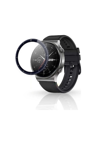 Huawei Watch Gt2 Pro Mkst Pmma Pet Saat Ekran Koruyucu - Siyah
