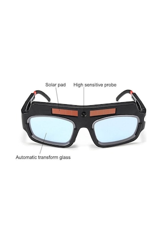 Symbee Güneş Enerjili Otomatik Koyuflatan Kaynak Gözlüğü, Uv Zararlı Işık Engeli, Kaynakcılar İçin Pc Malzeme Göz Koruyucu