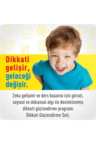 Dikkati Güçlendirme Seti - 3 Yaş - Osman Abalı - Adeda