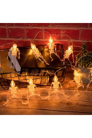 Suofeng Halloween Kemer Işıkları 3m 20 Led Kemer, Kemer Figürü, Sabit Aydınlatma, Aa Pil İle Çalışır Pil Dahil Değil