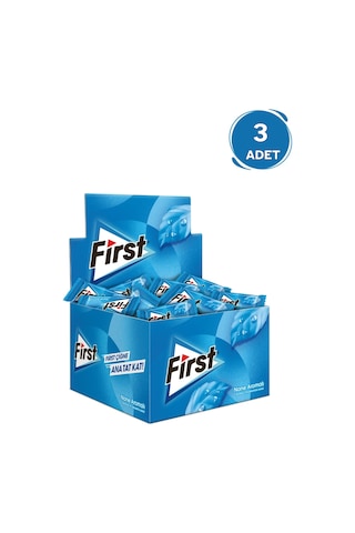 First Keskin Nane Aromalı Tekli Sakız 3 x 200'lü