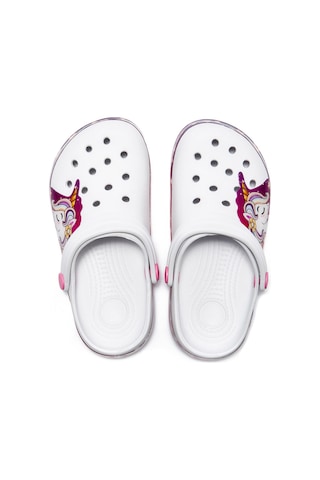 Twigy Lili Çocuk Sabo Terlik  Beyaz 30/35 DD1006 Beyaz