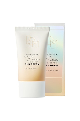 Ton Eşitleyici Vegan Güneş Kremi Foundatıon Free Tone Cover Sun Cream Spf50 Pa