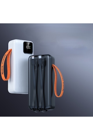 Kendinden Kablolu 30.000 Mah Powerbank Çok Renkli