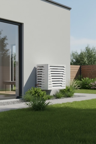 Klima Motoru/dış Ünite Gizleme/koruma Kafesi Xl 120x62x150 H Radius Beyaz