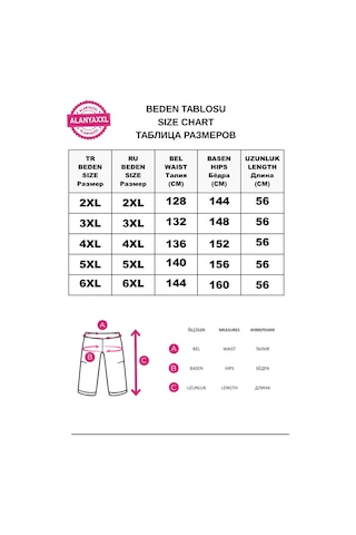 Büyük Beden Desenli Fermuarlı Gizli Cepli Erkek Deniz Şortu Lacivert