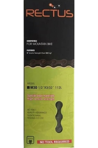 Mtb Şehir Bisikleti Kopmayan Vitesli Zinciri Tec Gri