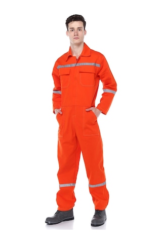 16/12 Gabardin Turuncu Tulum