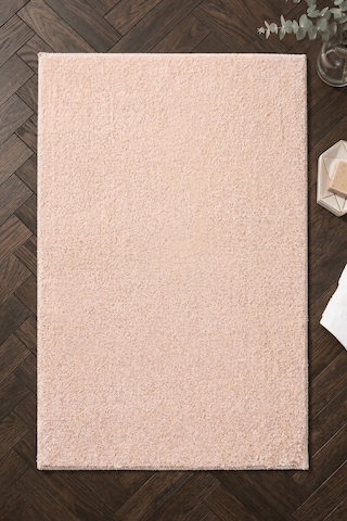 Mars-pembe-premium Kadifemsi Halı Oturma Odası-salon-mutfak-kaymaz Taban -yıkanabilir-modern