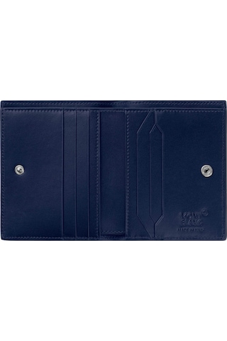 Mont Blanc Montblanc Meisterstück Compact Cüzdan 6 Cc 131695 Lacivert