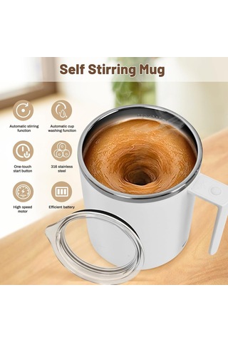 Manyetik Kendiliğinden Karışan Kupa 316ss, Kahve, Süt Karıştırma, Mükemmel Ofis Dış Mekan B Diğer