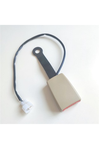 Mufunye 175mm Araba Emniyet Kemer Kilidi - Kamyon Otobüs Uyumlu, 2-2.2cm Enli İnsertlar İçin, Dayanıklı Plastik Ve Çelik, Bej