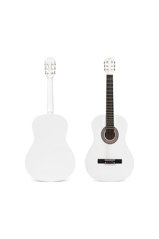 Fourtune Luca C-180wh Beyaz Klasik Gitar Seti 4/4 Sap Ayarlı