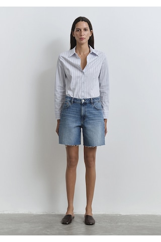 Mavi - Lidia Real Blue Puslu Koyu Mavi Jean Şort 1410145-89744 Koyu Mavi