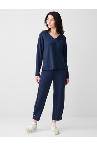 Jimmy Key Jimmy Key Lacivert Dar Paça Normal Bel Modal Jogger Pantolon 6sw115571494