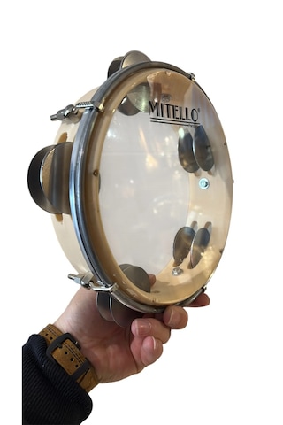 Arap Fasıl Tefi Profesyonel Ten Rengi Carbon Kasnak Mitello Film