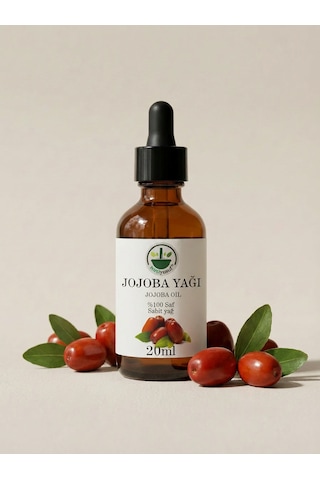 Soğuk Sıkım Jojoba Yağı Jojoba Oil Cold Pressed Simmondsia Chinensis Saf Doğal 20 Ml 20 ML