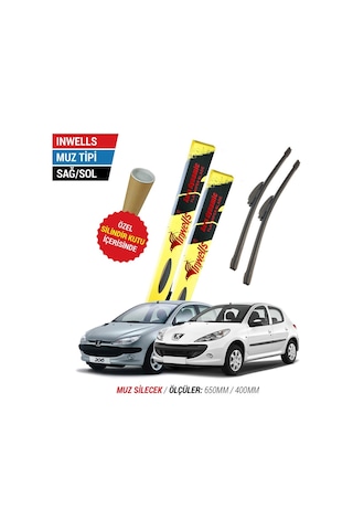 Peugeot 206 / 206+ İnwells Muz Silecek Takımı (2000-2014)
