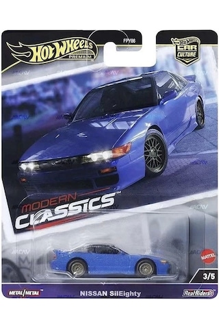 Hot Wheels Premium Nissan Sileighty 180sx Silvia 1/64 Modern Classics Hot Wheels Premium Nissan Sileighty 180sx Silvia 1/64 Modern Classics