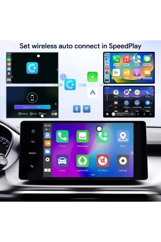 Akıllı Multimedya Kutusu Android 13 16gb Kablosuz Carplay Ai B...