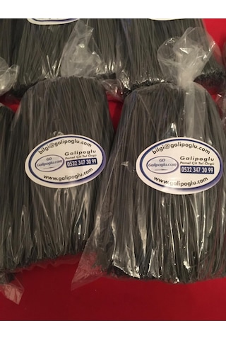 Pvc Kaplı Kablo Bağlama Teli Siyah 12 Cm'lik / 500 Gram