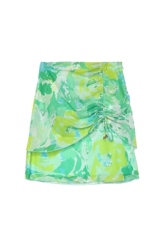 Olla Collection Desenli Tül Etek Mint Mint Yeşili