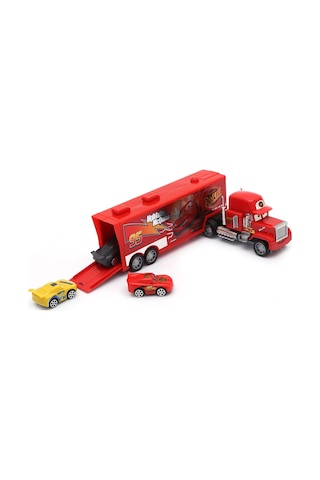 Cars Mack Tır Açılır Kapanır Kasa 3 Araçlı 48 Cm Sürtmeli Tır