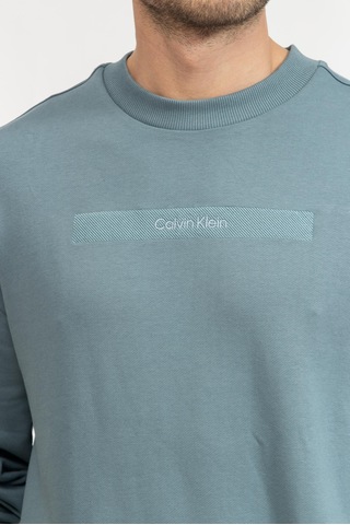 Calvin Klein Calvın Kleın Erkek Sweatshırt K10k113763-cfq K10k113763-cfq Mavi Mavi