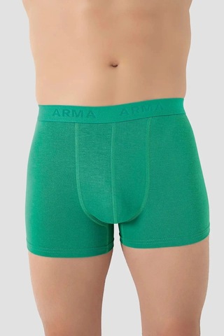 Carlburn Özel Seri Erkek Yeşil Bambu Boxer 3'lü Paket Moda İç Çamaşırı Stil