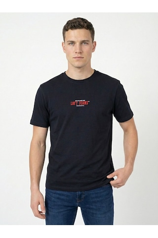 Loose Fit Erkek Tshirt K.kol Koyu Lacivert