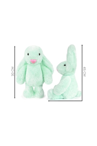 Özgüner Oyuncak Peluş Tavşan 40 Cm Uzun Kulaklı Yumuşak Uyku Arkadaşı Ponçik Tavşan,pelüş Tavşanoyuncak,sarkık Kulaklı Doldurulabilir Tavşan Mint