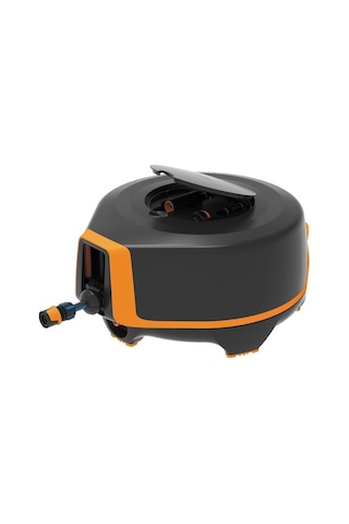 Fıskars 1025933 Tekerlekli Otomatik Hortum Makarası 360 Derece