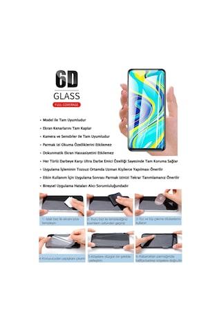 Xiaomi 17 Uyumlu Ekran Koruyucu 6D Kırılmaz Cam - Extra Darbe Korumalı  - Ekranı Tam Kaplar