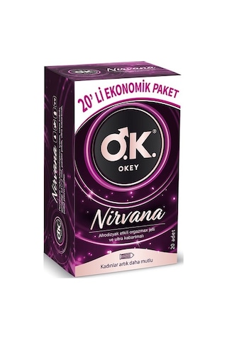 Okey Nirvana Prezervatif 20'li