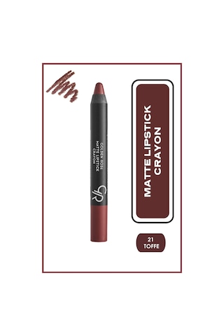 Golden Rose Matte Crayon Kalem Ruj 21