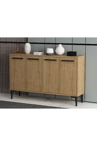 Revo Konsol Tv Sehpası Tv Ünitesi Modern Tasarım-meşe