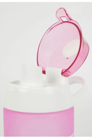 Renkli Matara 750 Ml Motivasyon Matarası, Renkli Suluk Okul Matarası Pembe Pembe