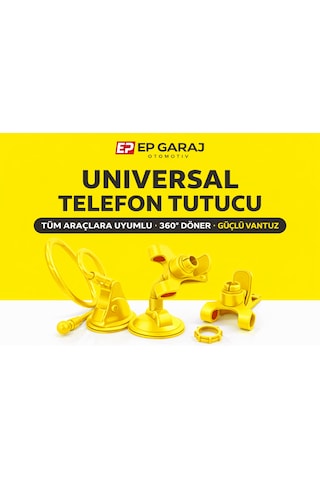 Üniversal Telefon Ve Tablet Tutucu Sarı