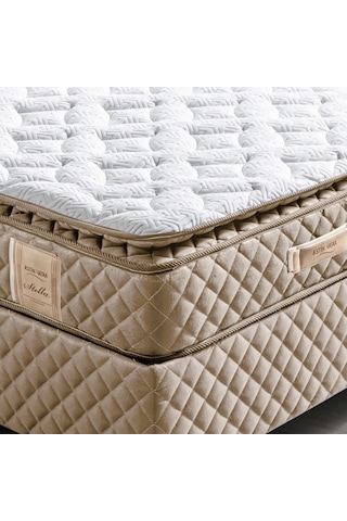 Setaymobilya Ortopedik Yatak, Stella Bej Pedli Ortopedik Yaylı Yatak