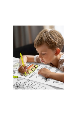 Bak Gel Al Ramazan A Özel 30x500 Cm Boyama Rulo Kağıdı, Ramazan Temalı 5 Mt Boyama Etkinlik Rulo Kitabı - Bgaruloboyama01