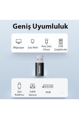 Usb 3.1 To Type-c Dönüştürücü Adaptör Mini Otg Baseus Ingenuity Series Zjjq000101