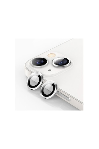 iPhone Uyumlu 14 Mercek Lens Kamera Koruyucu Gri 9018000001269