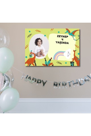 Çocuklara Özel Resimli Doğum Günü Duvar Posteri 3655