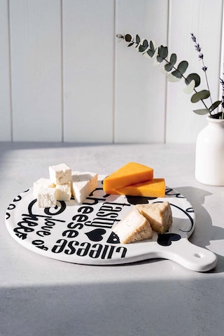 Cheese Keraart Tasty Peynir Sunum Tabağı 26 Cm Çok Renkli