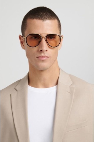 1226/g/s Rhl63 57-18-145 David Beckham Unisex Güneş Gözlüğü Çok Renkli
