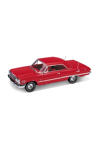 Welly 1963 Chevrolet Impala Kırmızı 1/18 Model Araba