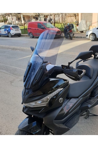 Motocam Voge Sr4 Ön Cam 2022-2026 Model 78cm Füme Renkli 4mm Uzun